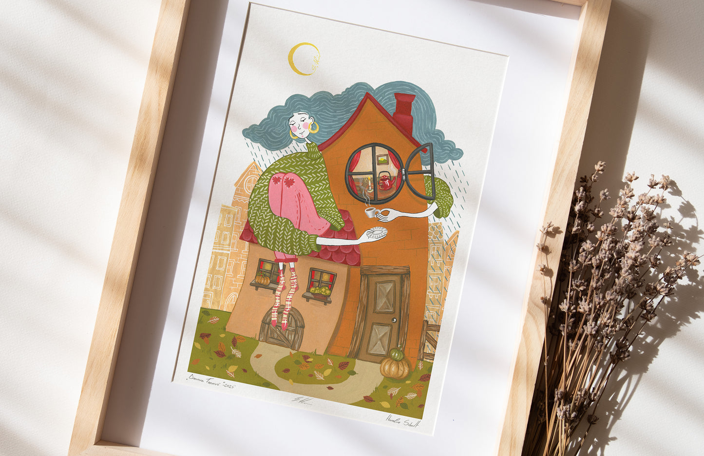 Fine Art Print Giclée - "Doamna Toamnă"