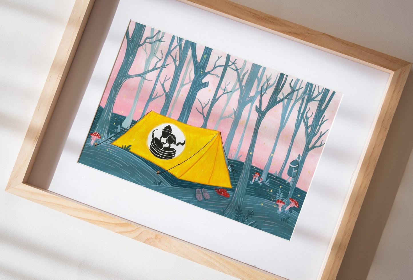 Fine Art Print Giclée - "Cu cortul în amurg" - S. Hanelore
