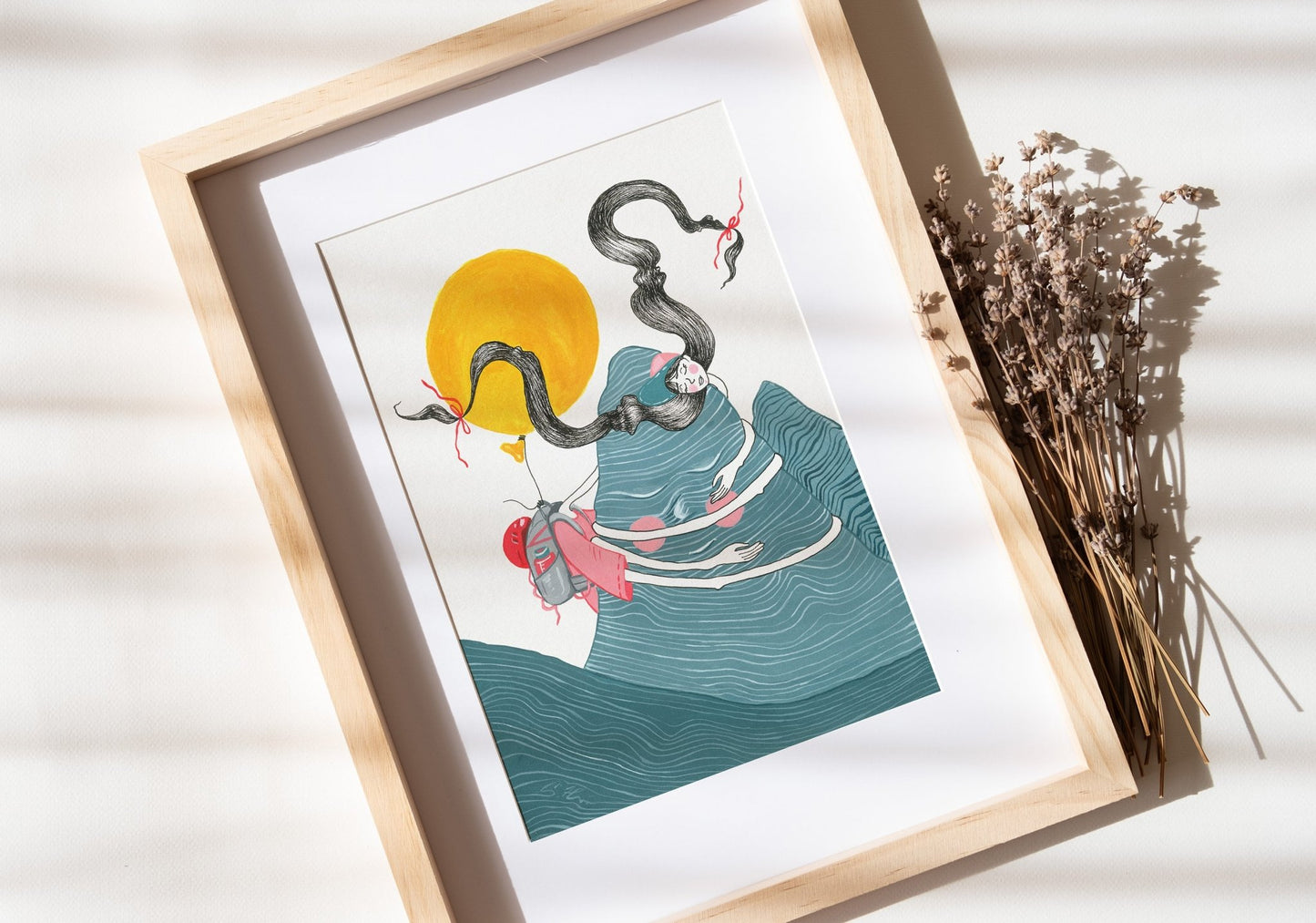 Fine Art Print Giclée - "Mai ușor" - S. Hanelore