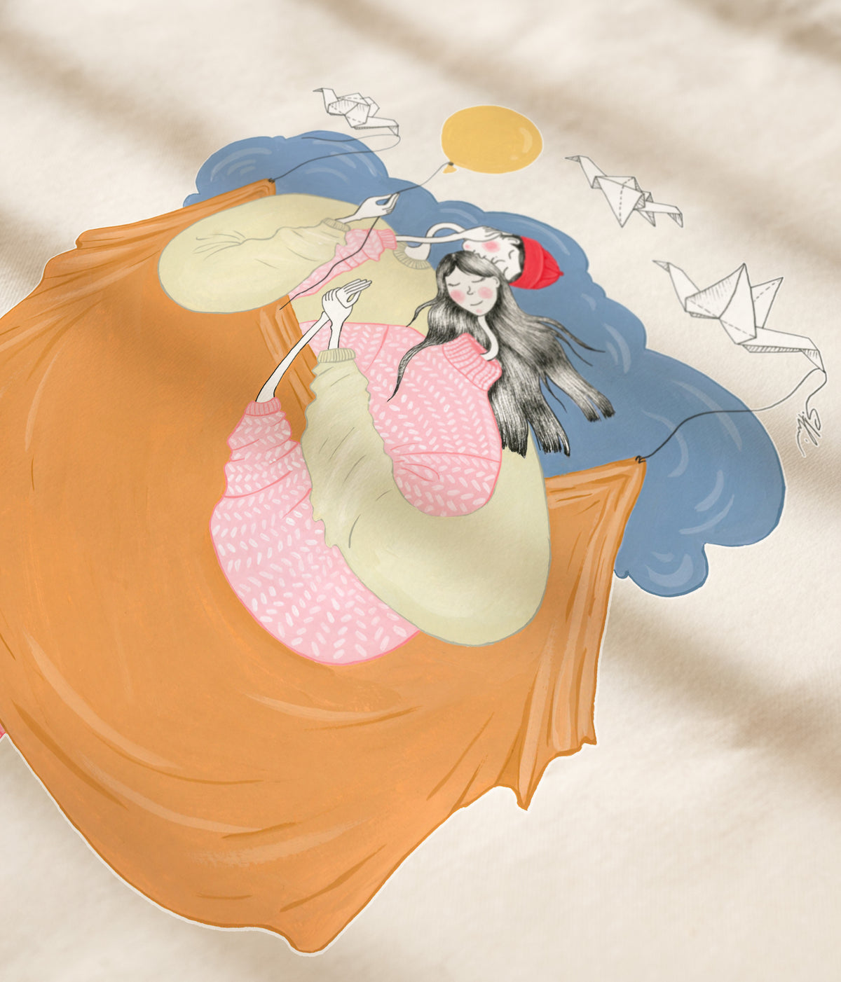 Sacoșă ilustrată "Somn ușor"