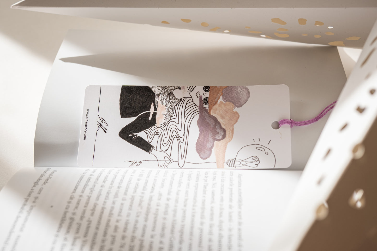 Semn de carte ”Cu capu-n nori”