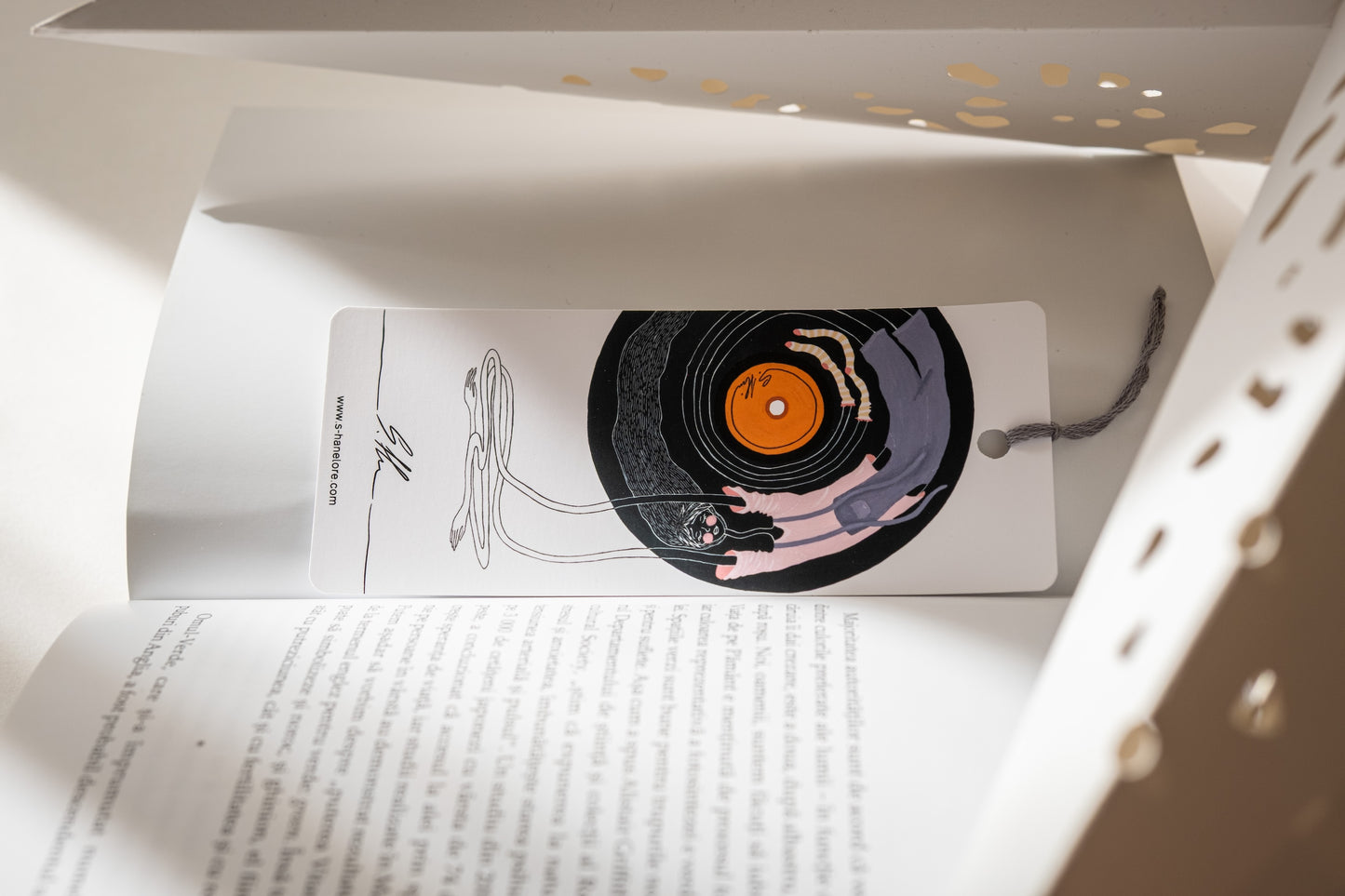 Semn de carte ”Simte muzica”