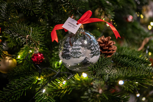 Glob de sticlă pictat - S. Hanelore