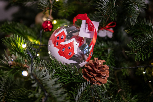 Glob de sticlă pictat - S. Hanelore