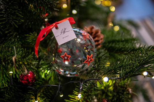 Glob de sticlă pictat - S. Hanelore