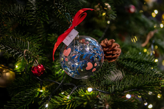 Glob de sticlă pictat - S. Hanelore