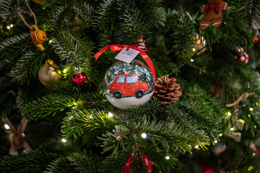 Glob de sticlă pictat - S. Hanelore