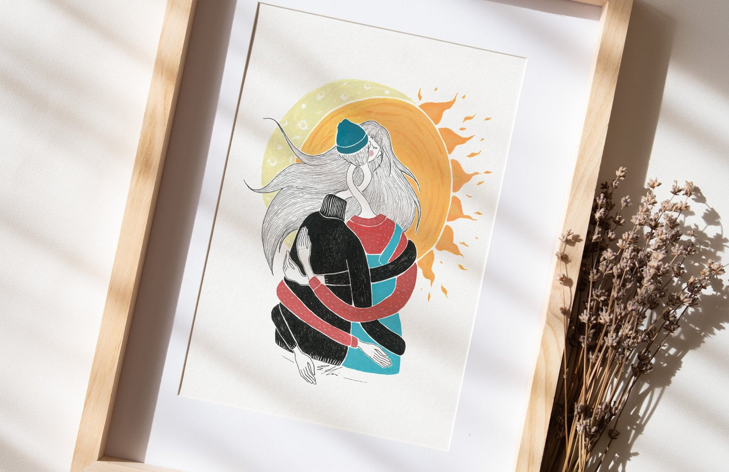 Ilustrație - Soarele și luna, S. Hanelore