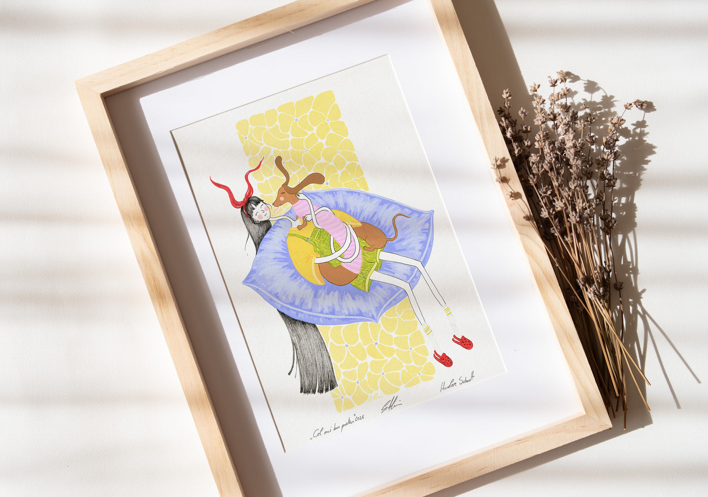 Fine Art Print Giclée - "Cel mai bun prieten"