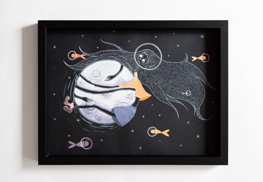 Ilustrație - Am atins luna, S. Hanelore