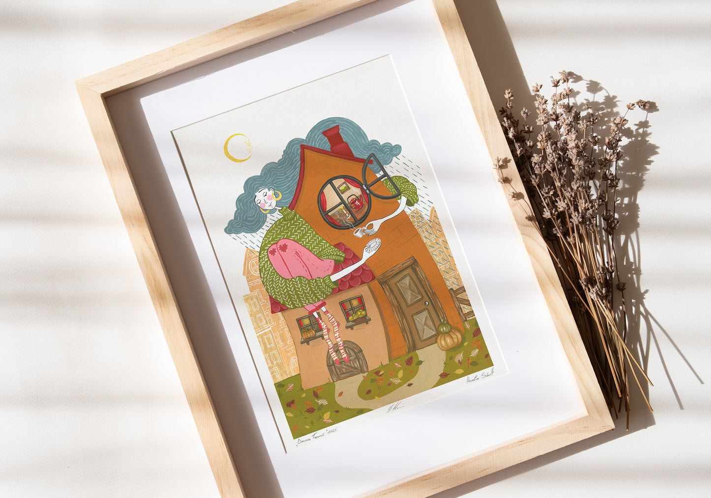 Fine Art Print Giclée - "Doamna Toamnă"