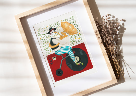 Fine Art Print Giclée - "Cântec viu"