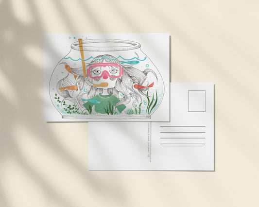 Postcard "Mi - e dor de vară" - S. Hanelore