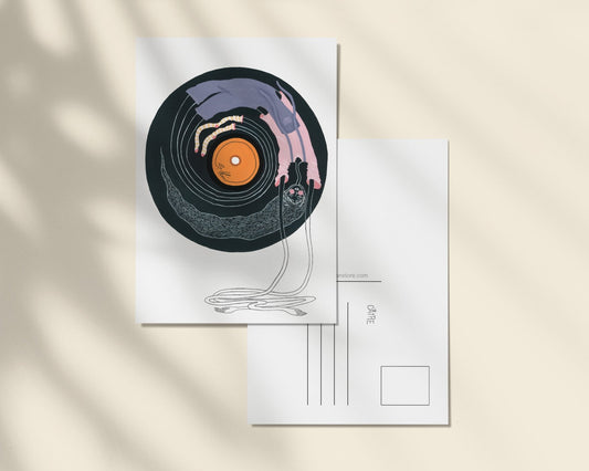 Postcard "Simte muzica" - S. Hanelore