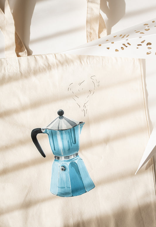 Sacoșă ilustrată "Micile bucurii ale vieții"