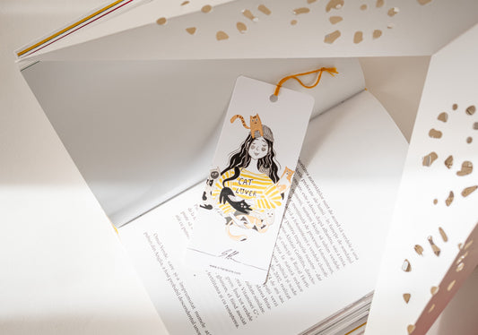 Semn de carte ”Îmi plac pisicile”