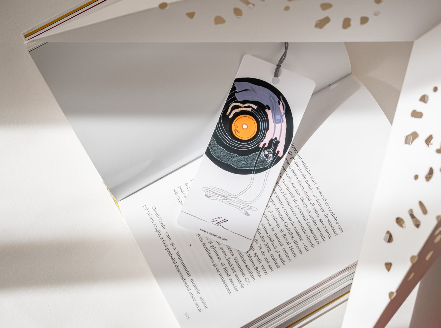 Semn de carte ”Simte muzica”