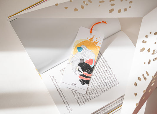 Semn de carte ”Soarele și luna”